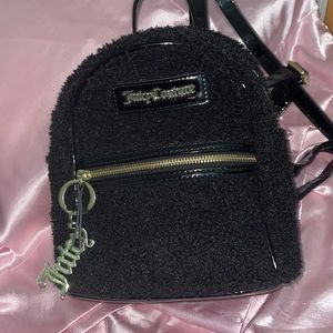 Black juicy couture backpack